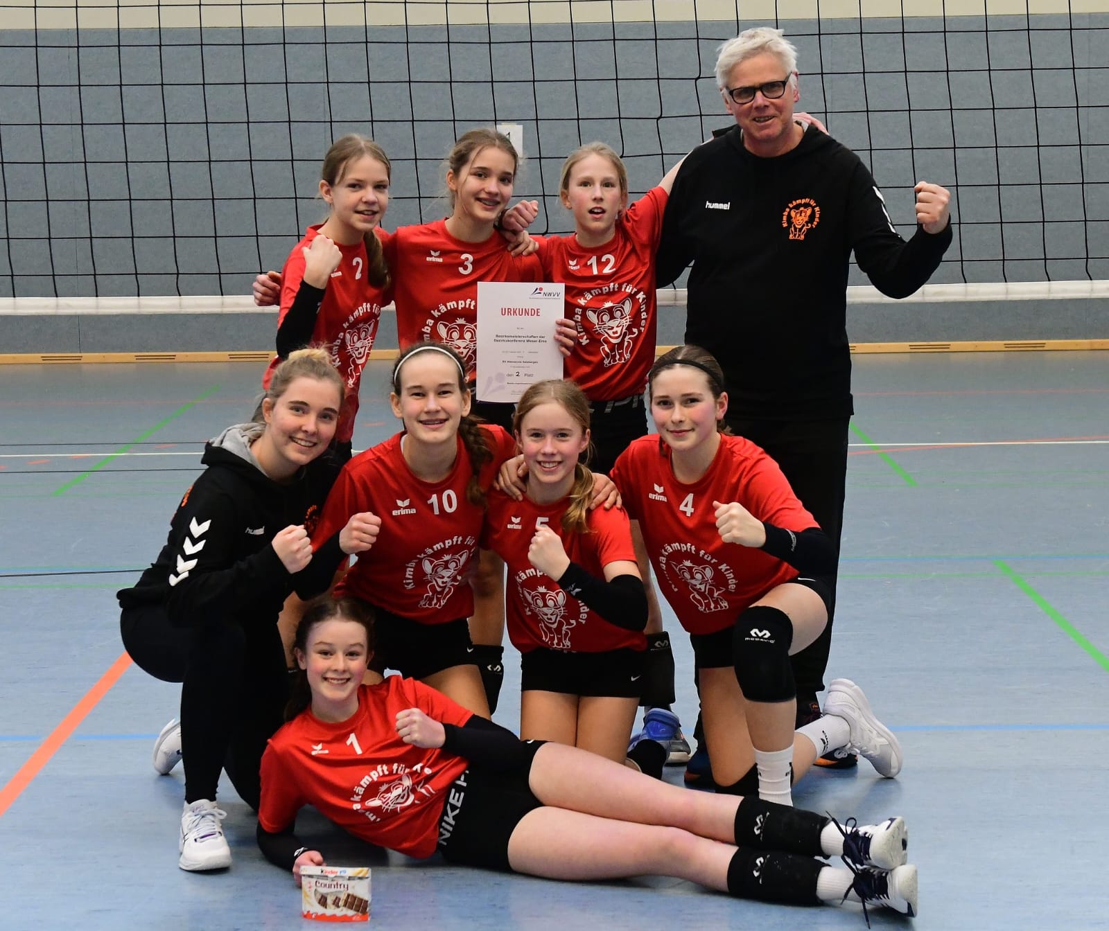Jugend Volleyball Bezirksmeisterschaft Weser-Ems der U14 Juniorinnen in Salzbergen